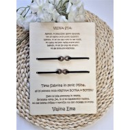 Bi bila moja krstna/birmanska botra (dvojina)? - 2xZAPESTNICA