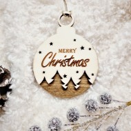 Božični okraski MERRY CHRISTMAS-5kom