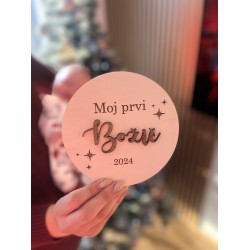 Tablica ''MOJ PRVI BOŽIČ''