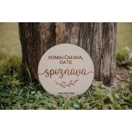 Tablica ''Komaj čakava, da te spoznava''