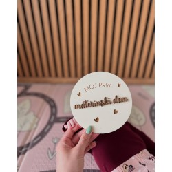 Tablica ''MOJ PRVI MATERINSKI DAN''