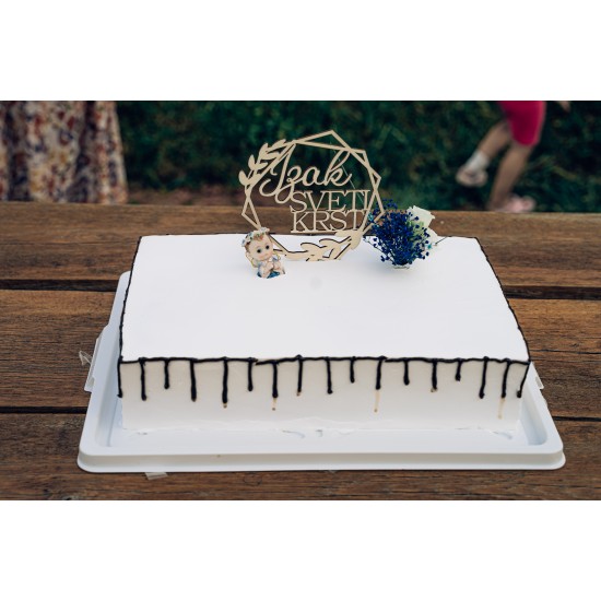 Cake topper SVETI KRST