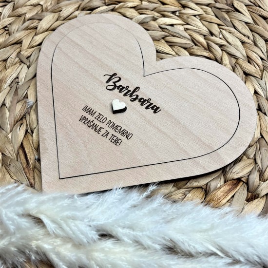 Vprašanje za krstnega botra/botro SRCE