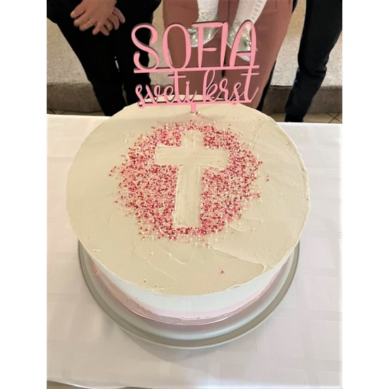 Cake topper ''SVETI KRST''