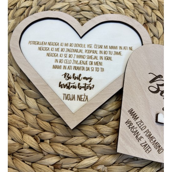 Vprašanje za krstnega botra/botro SRCE