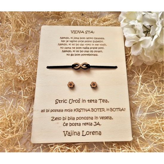 Bi bil/a moja krstna/birmanska boter in botra (dvojina)? - ZAPESTNICA+UHANI